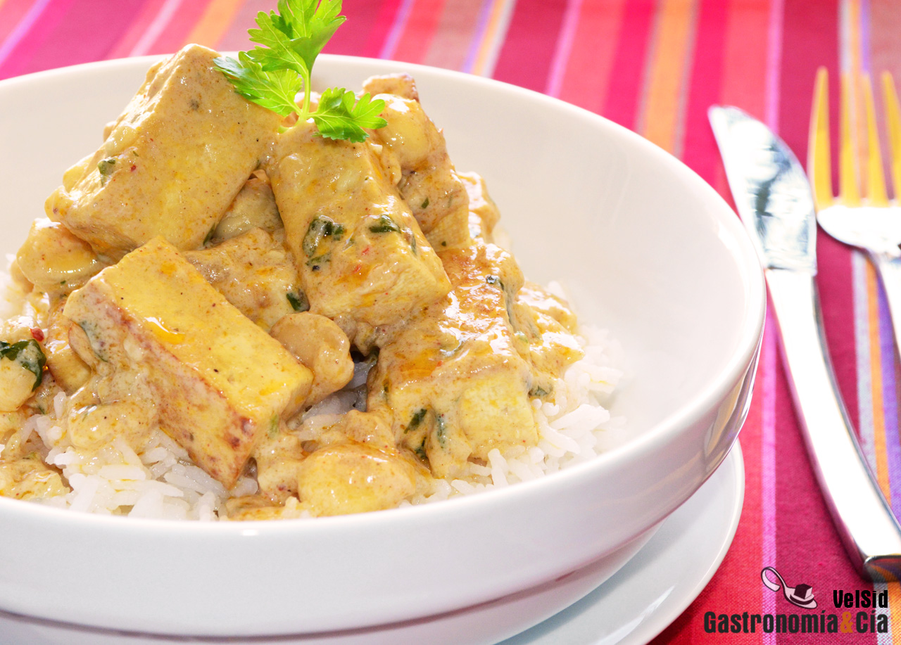 Curry de tofu