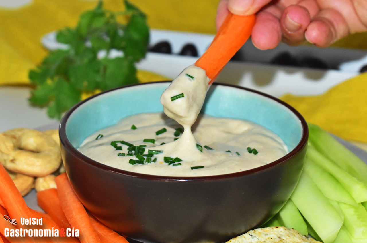 Receta de salsa o paté ligero de almejas y sriracha par
