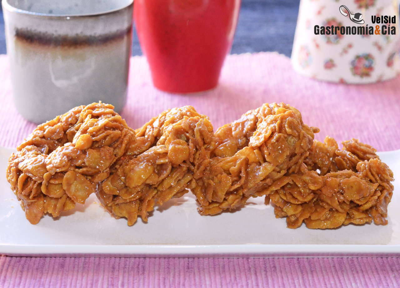 ‘Donuts’ crujientes de maíz y cacahuete