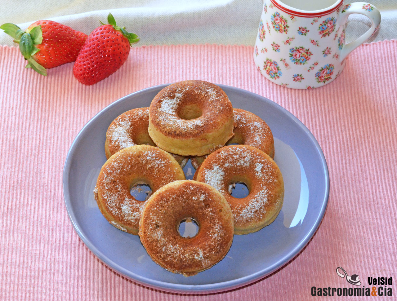 Donuts de avena y yogur