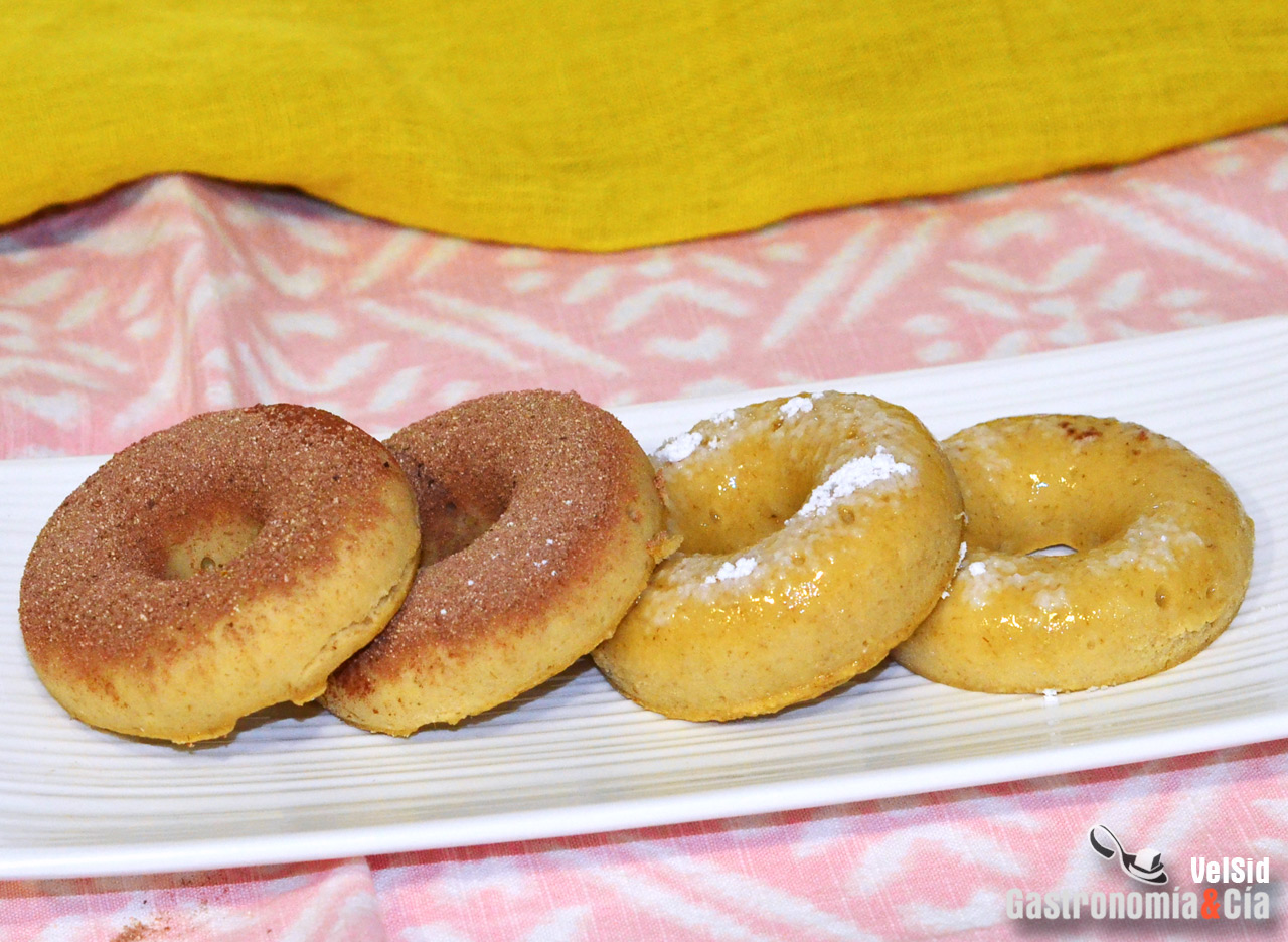 Donuts de avena y manzana