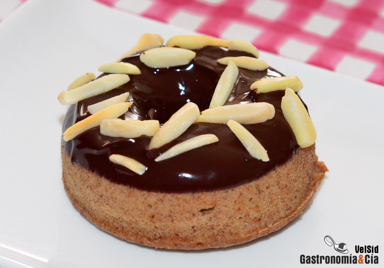 Donuts de espelta, almendra y plátano