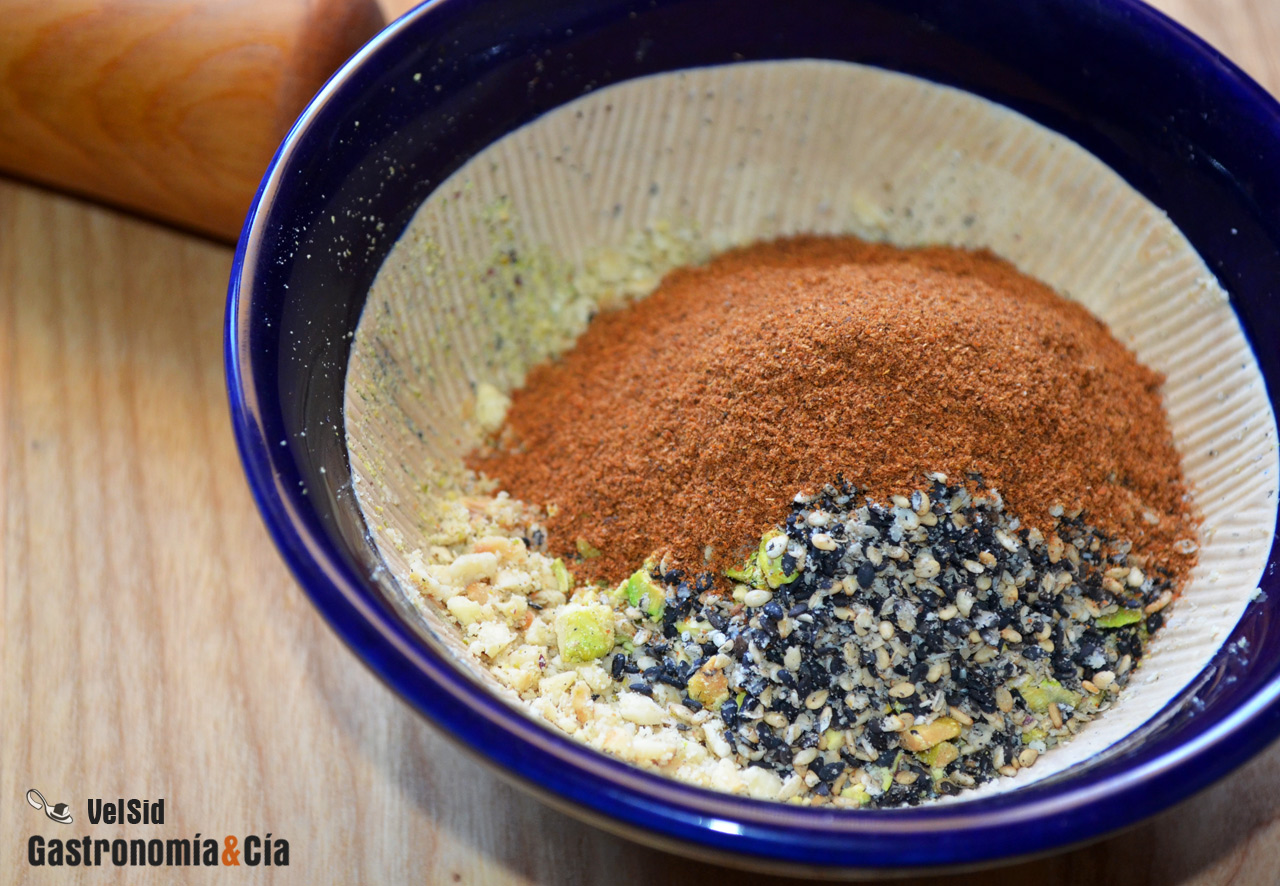 Dukkah de pistachos y las mejores especias