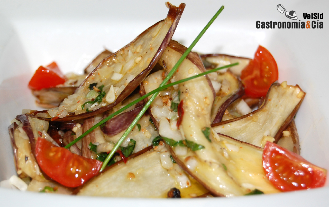 Ensalada de berenjenas al horno