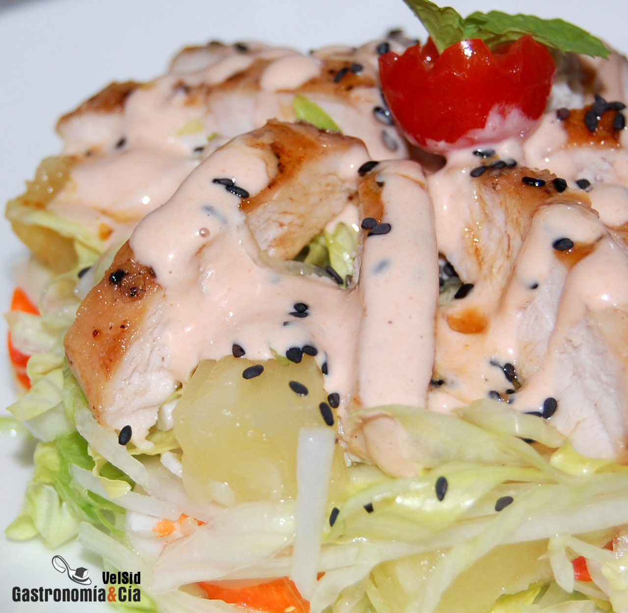 Ensalada de pollo