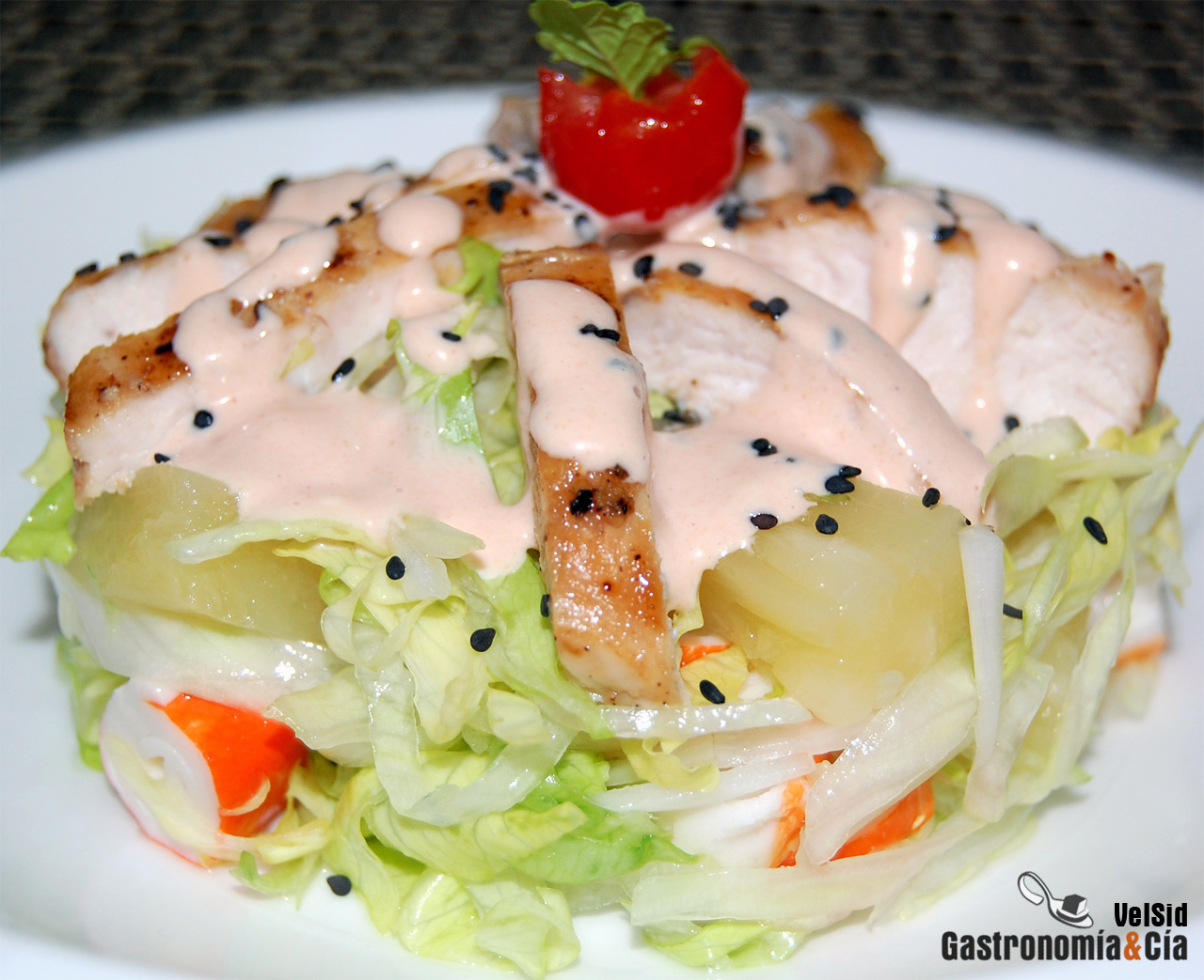 Ensalada de pollo