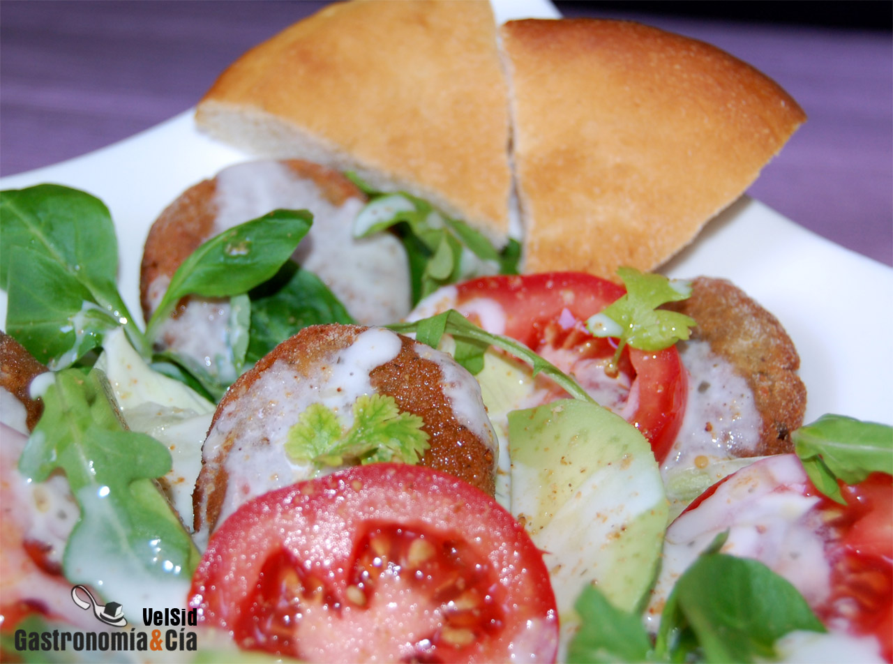 Ensalada de falafel