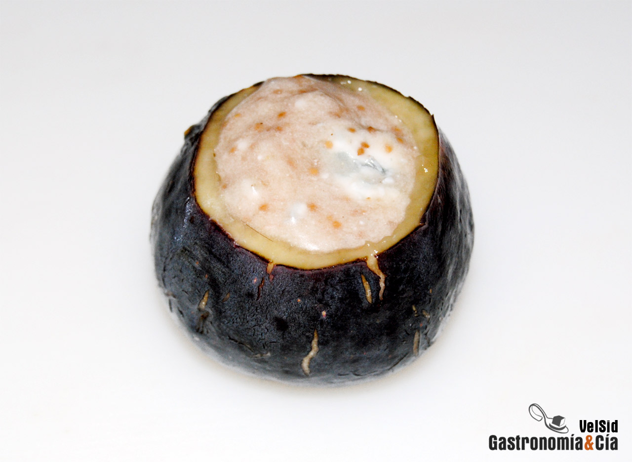 Ensalada de higos rellenos de gorgonzola