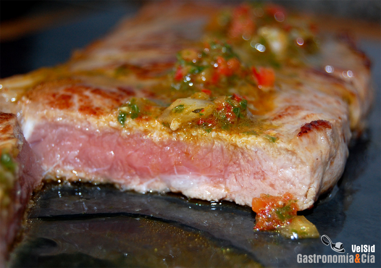 Entrecot al chimichurri