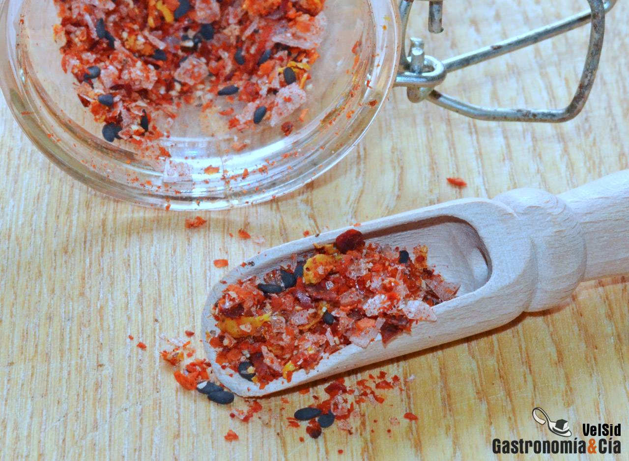 mezcla de especias para las tostadas de aguacate 