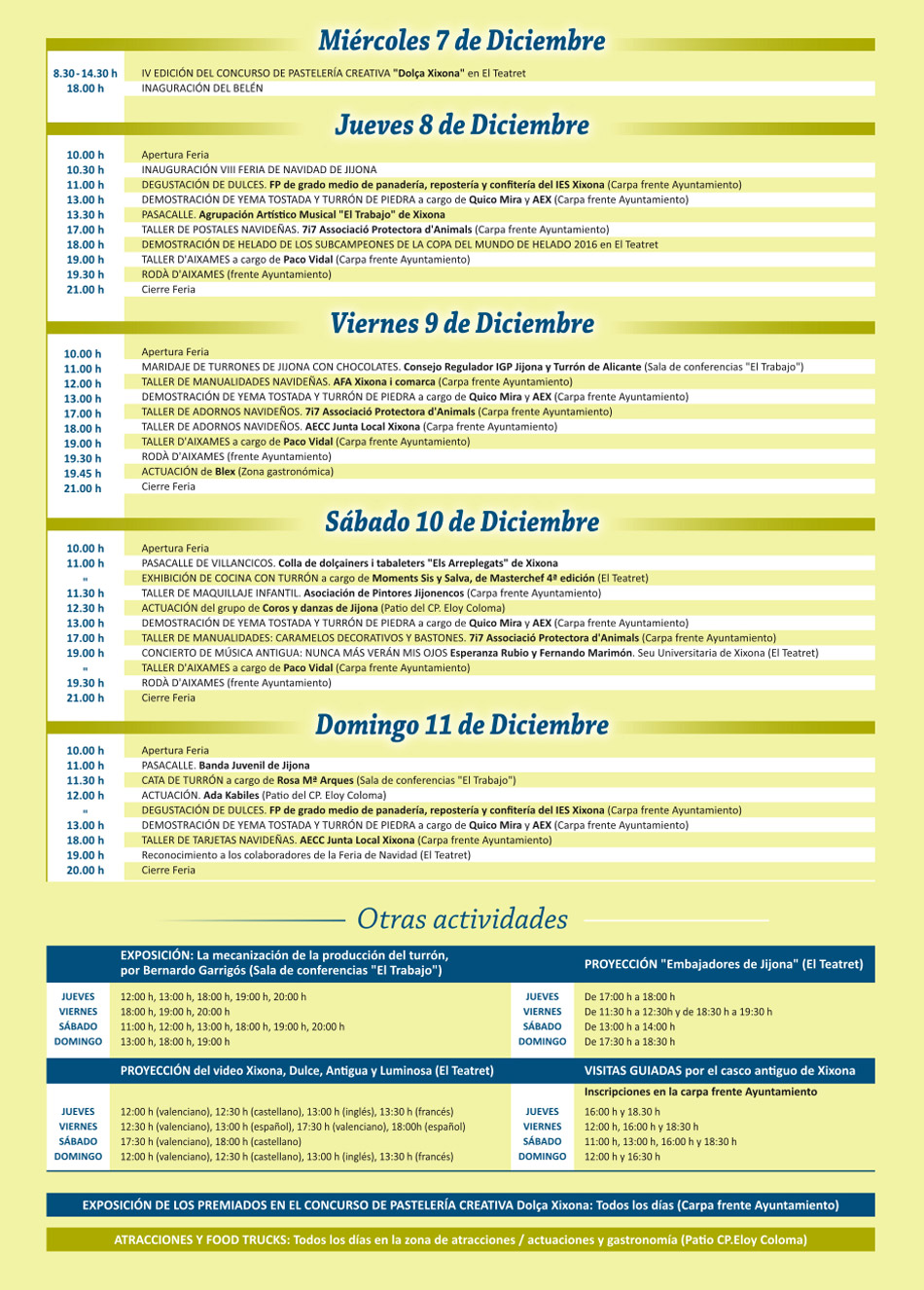 Feria de Navidad de Jijona 2016