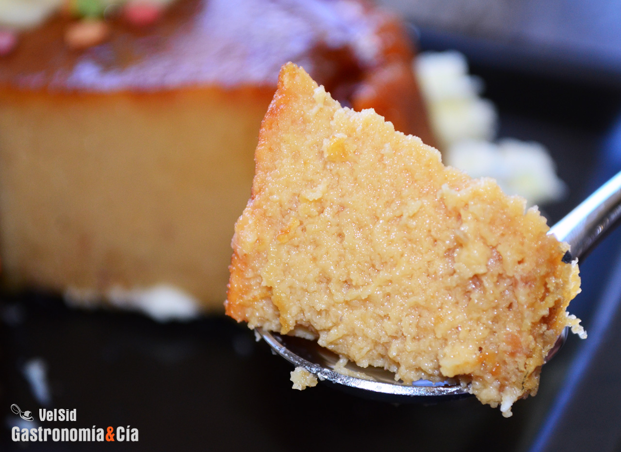 Receta de flan de turrón