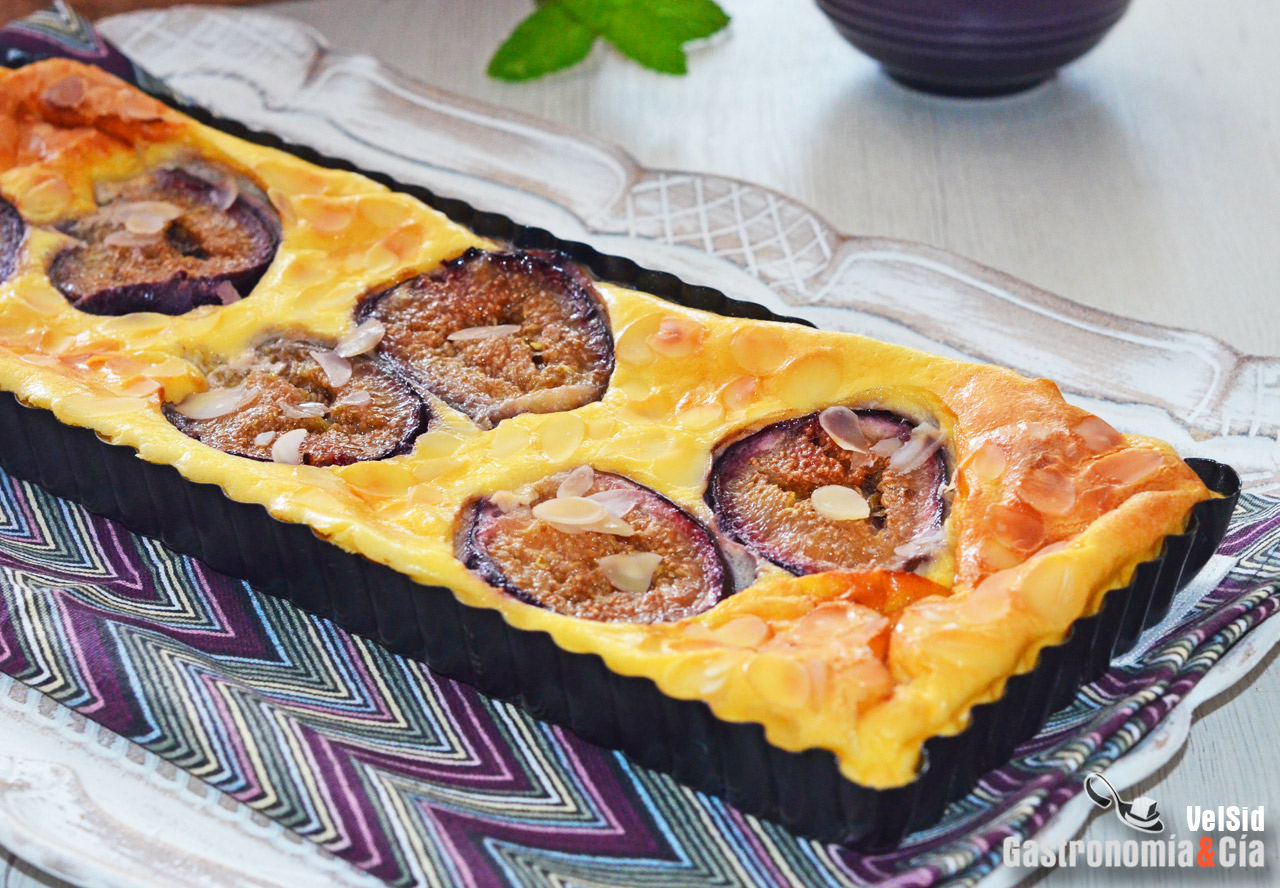 Flognarde de higos y almendra