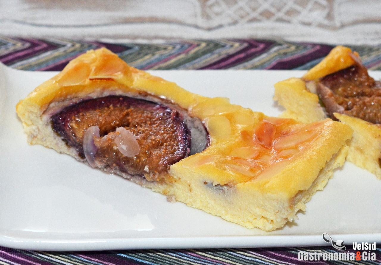 Flognarde de higos y almendra