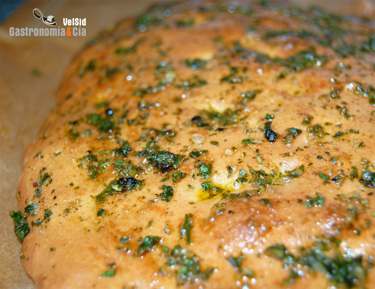 Focaccia con Chermoula