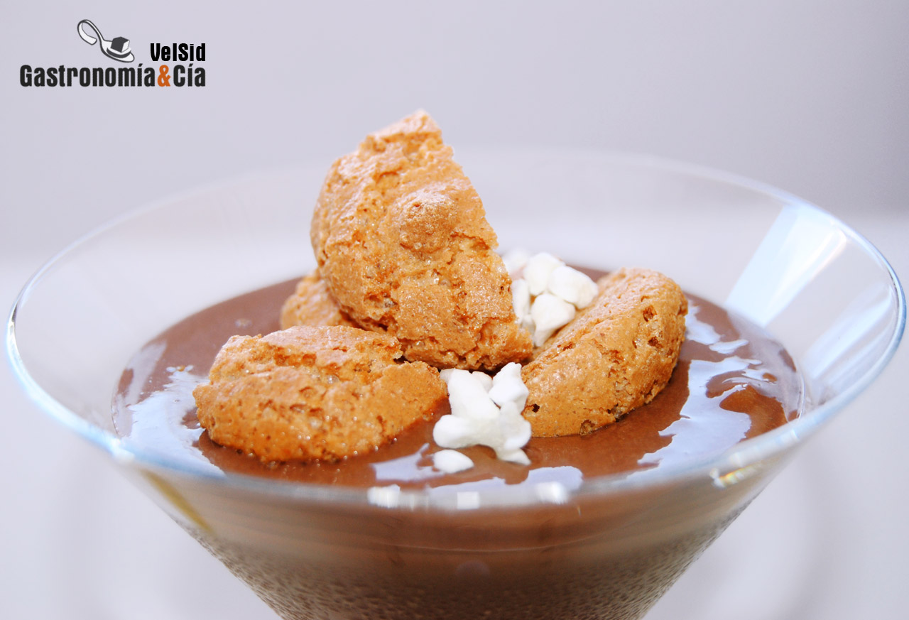 Crema frangipane de chocolate y amaretti