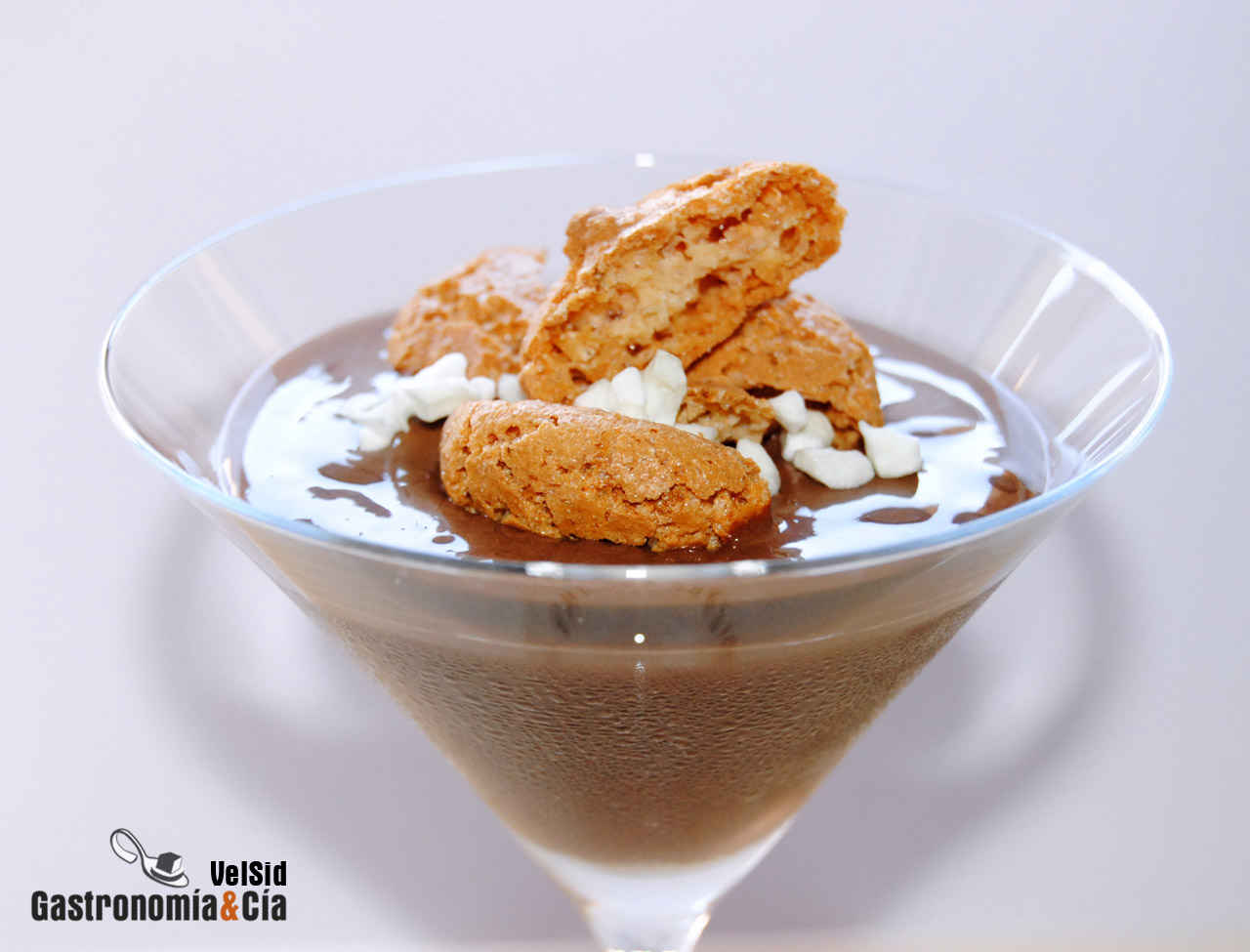 Crema frangipane de chocolate y amaretti