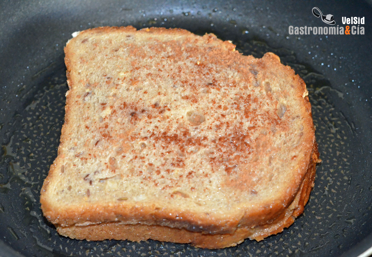French toast de ‘peanutella’