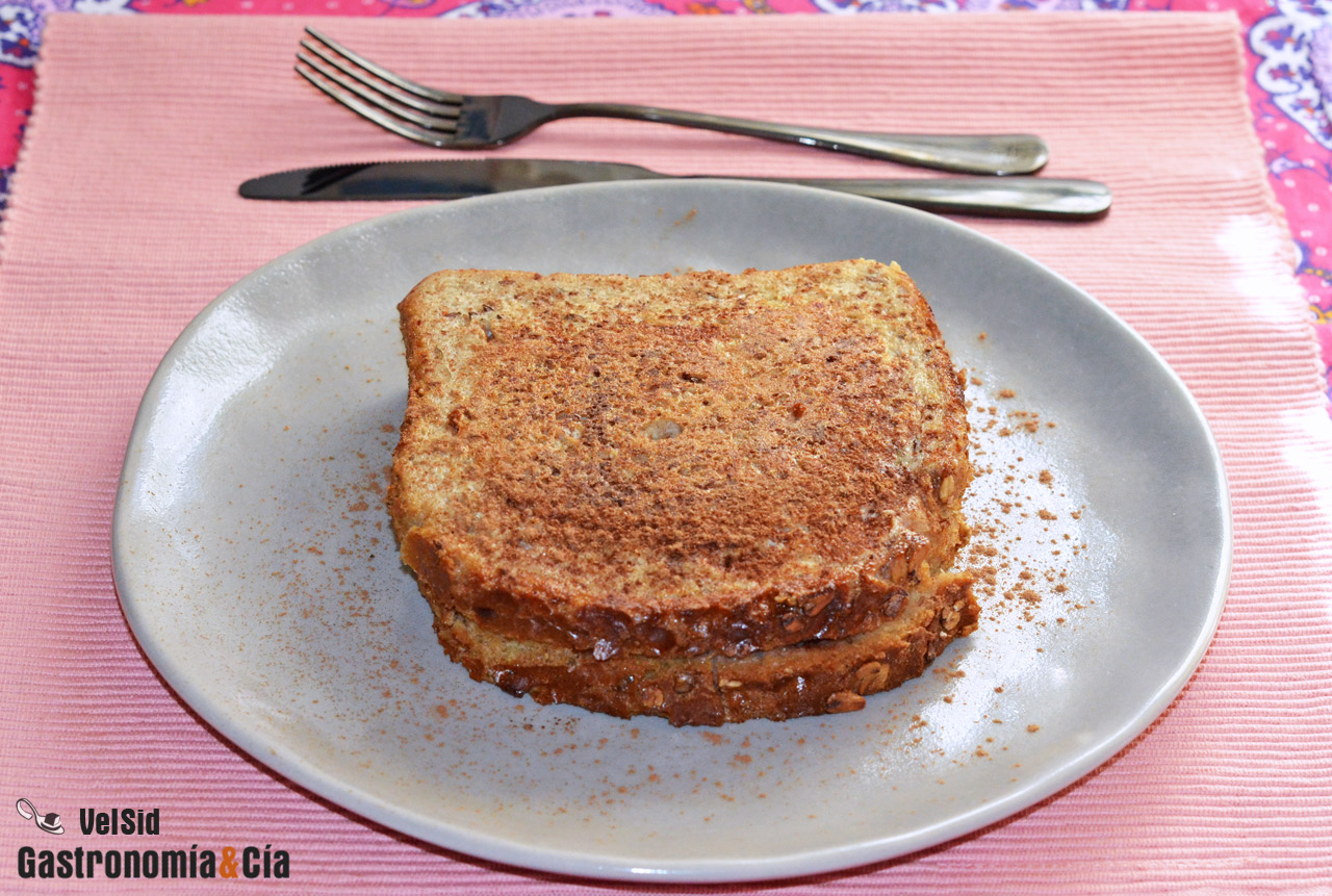 French toast de ‘peanutella’