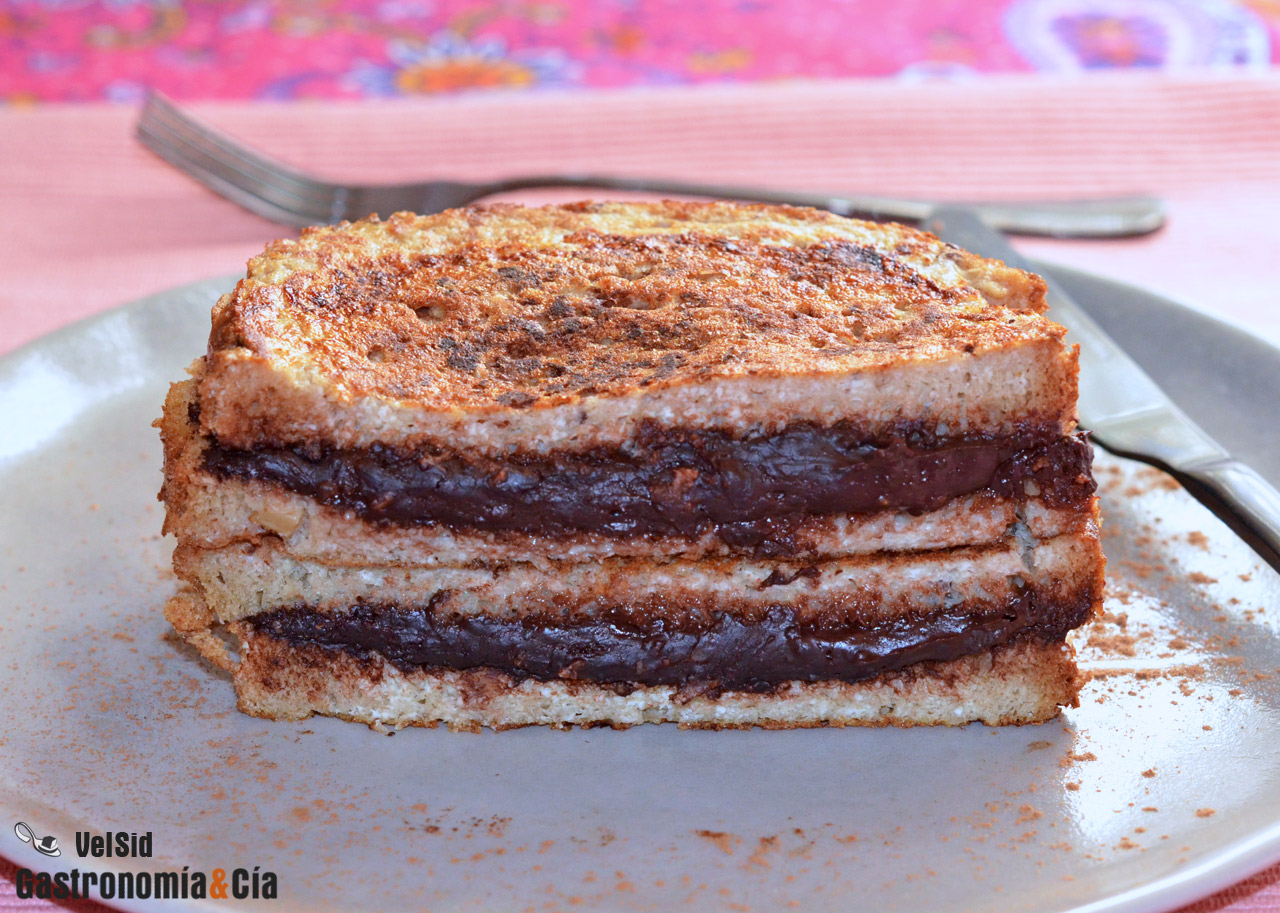 French toast de ‘peanutella’