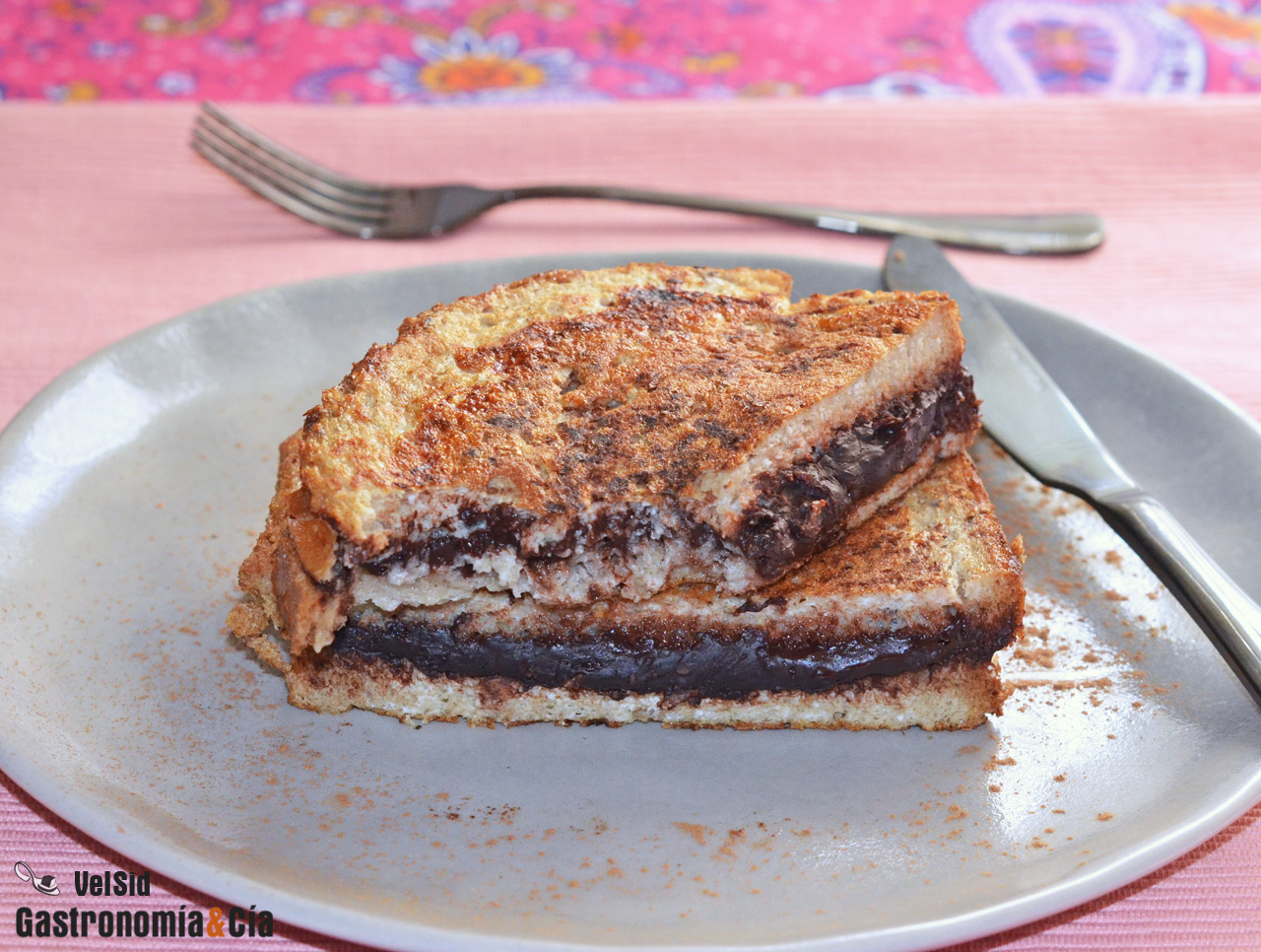 French toast de ‘peanutella’