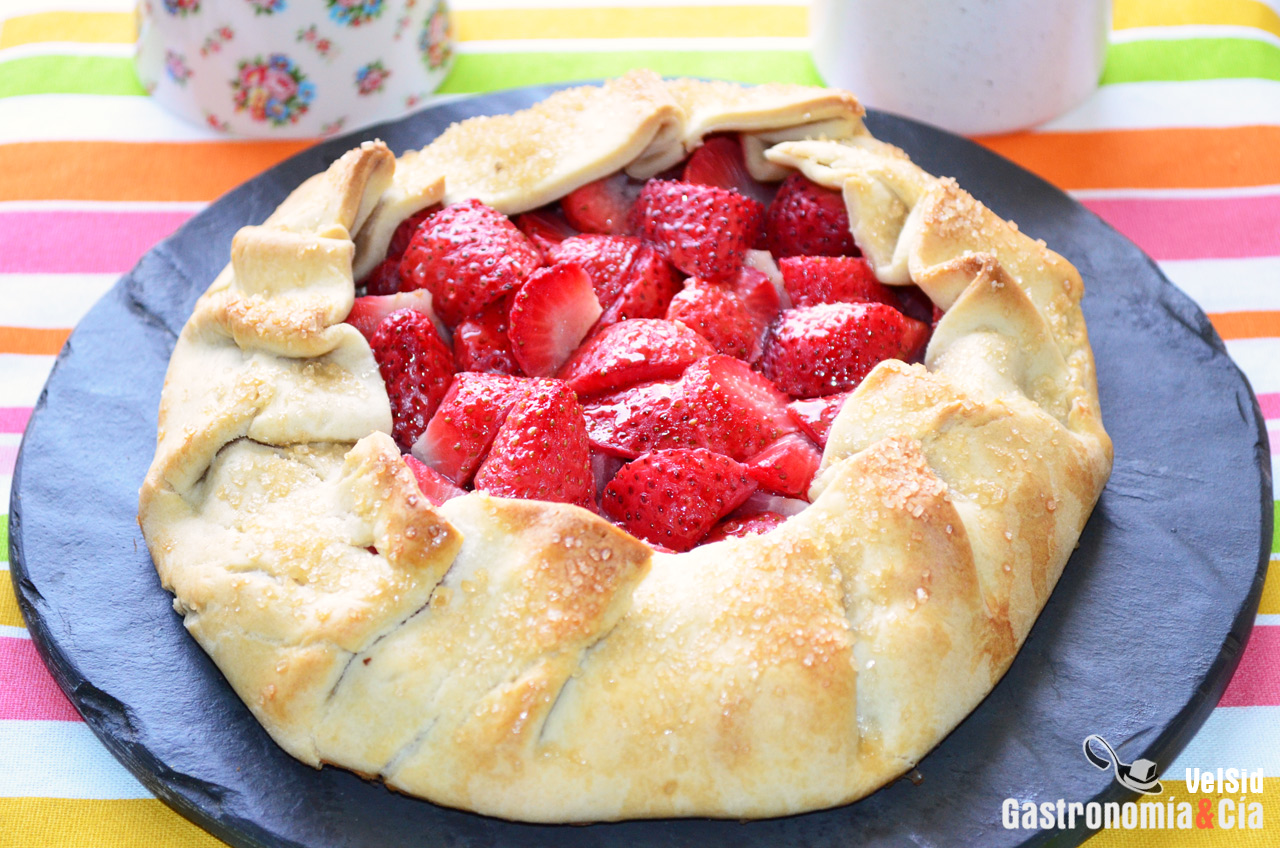 Galette de fresas