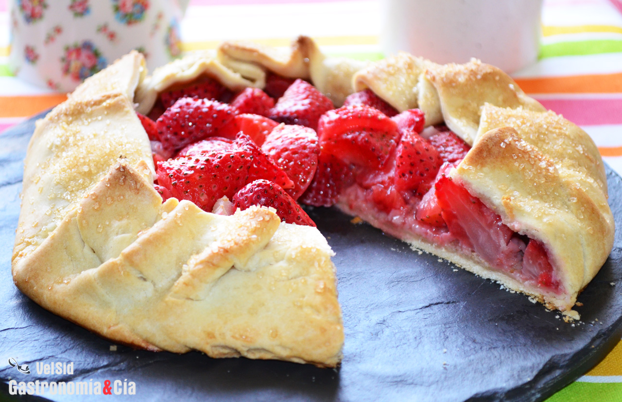 Galette de fresas