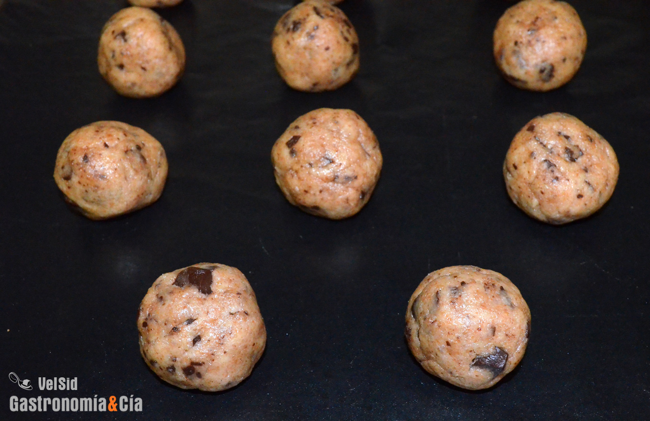 Galletas de espelta, almendra y chocolate