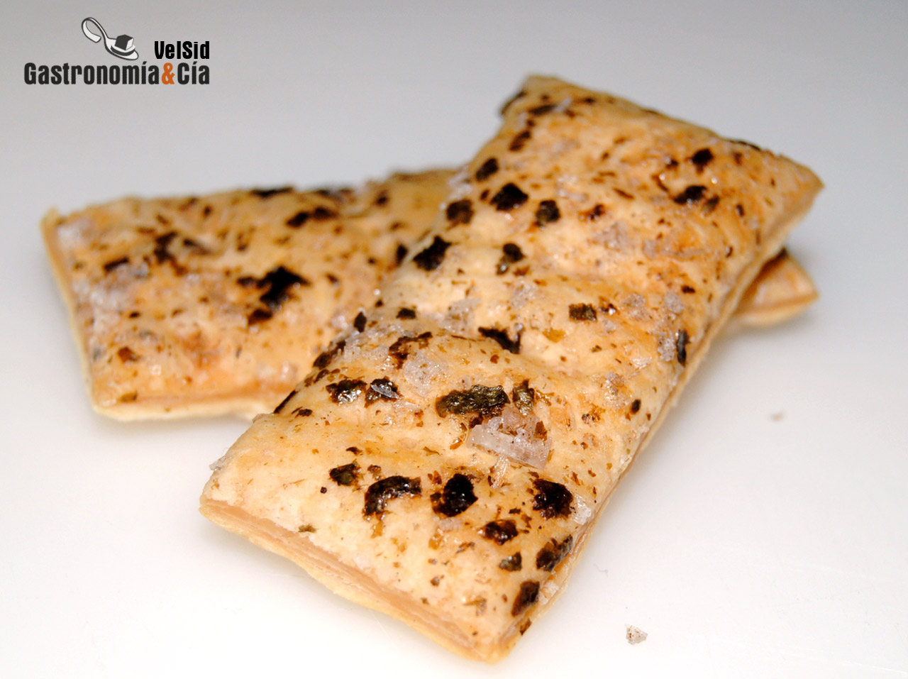 Galletas saladas de alga nori