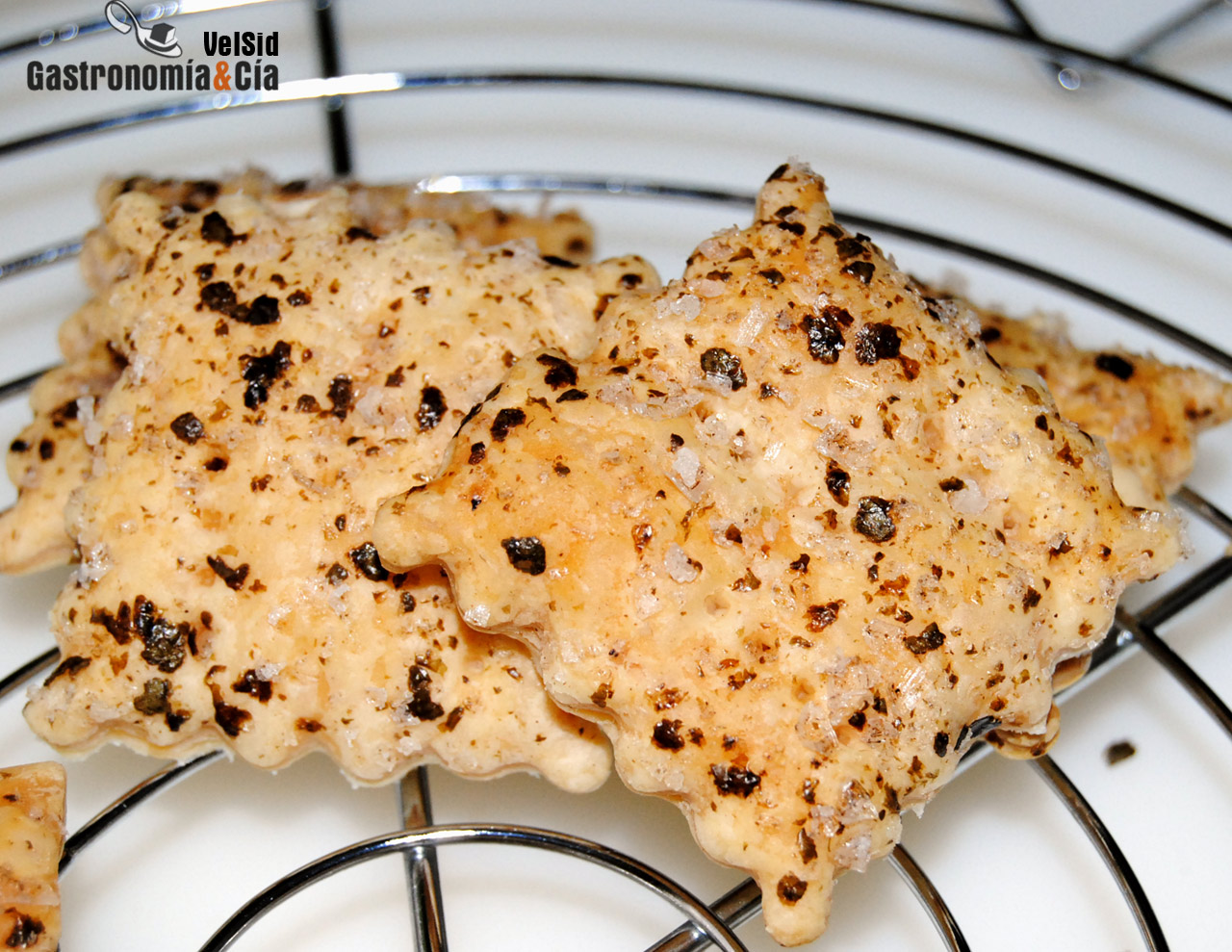 Galletas saladas de alga nori