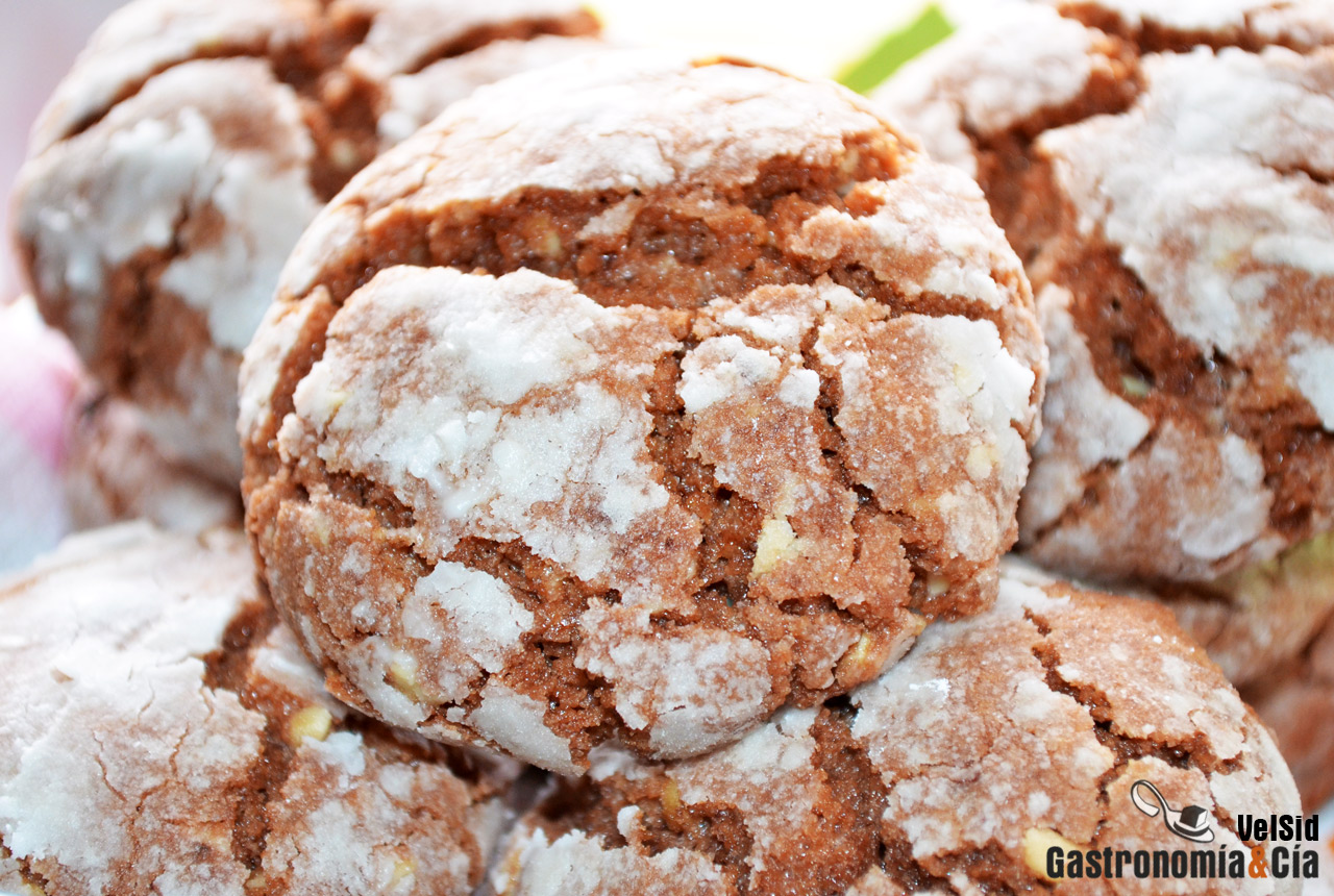 Galletas de chocolate y almendra