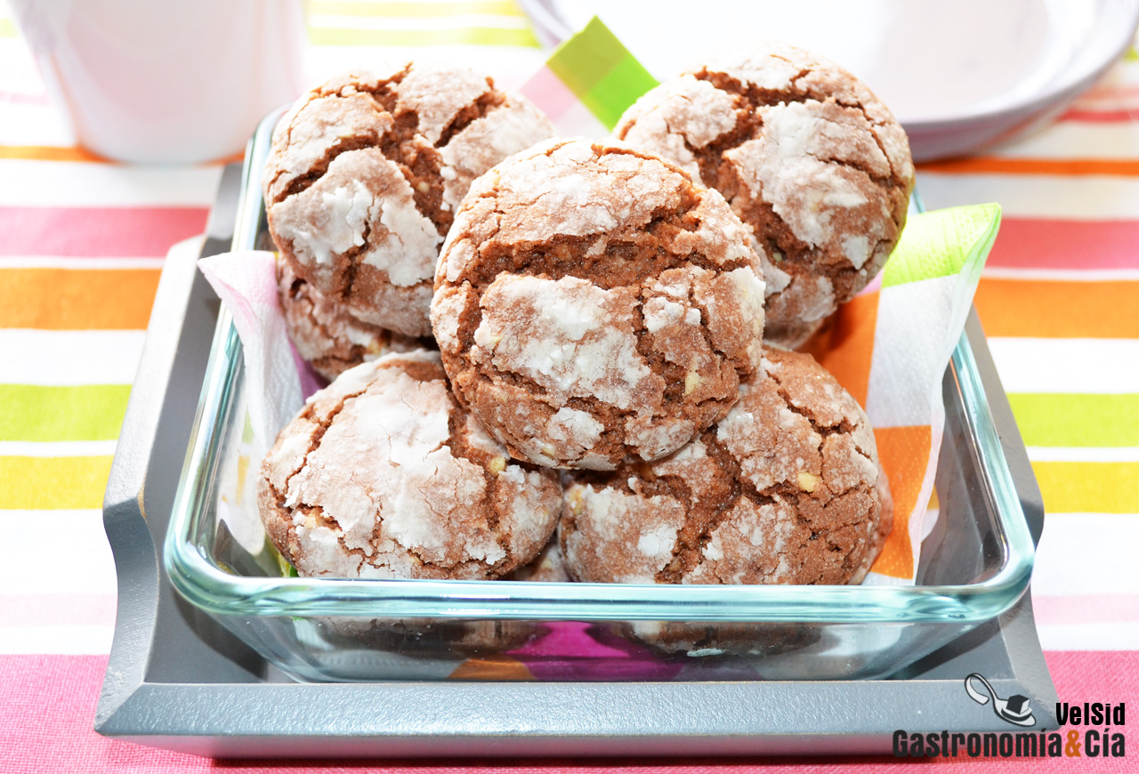 Galletas de chocolate y almendra