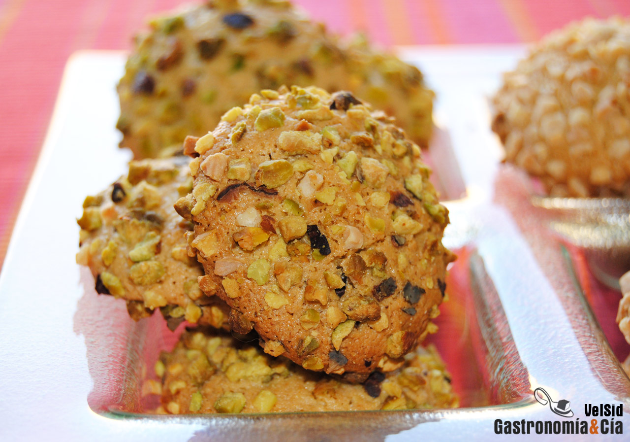 Galletas de almendra y pistacho
