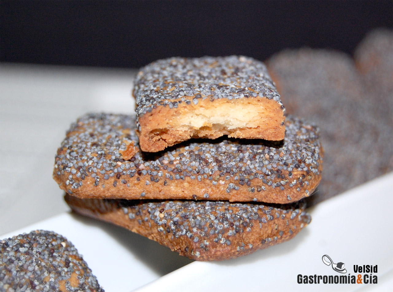 Galletas con semillas de amapola
