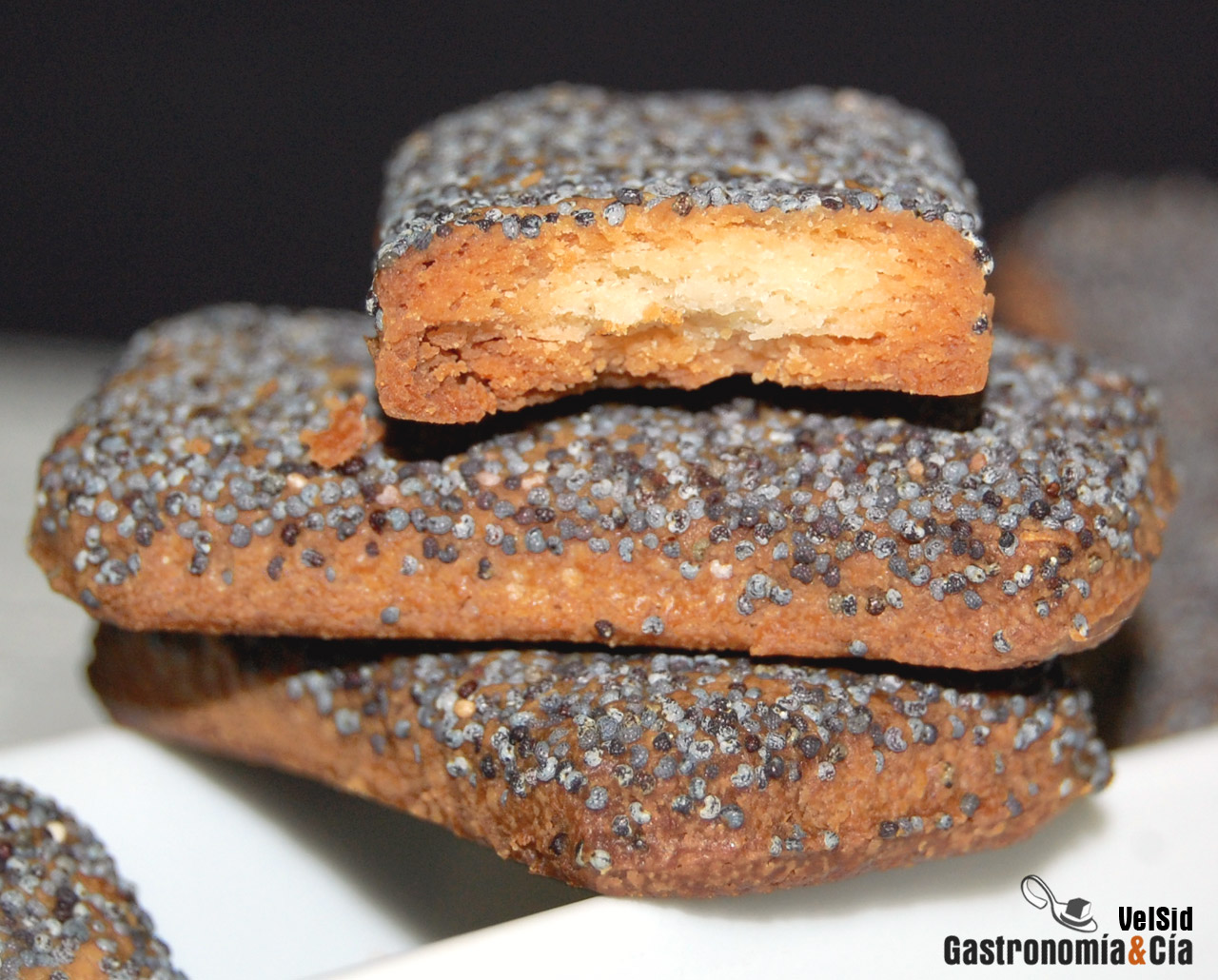 Galletas con semillas de amapola