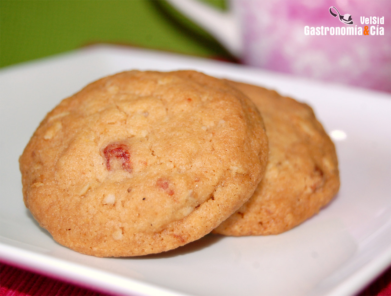 Galletas de avena y fresa