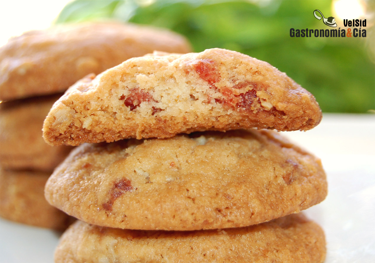 Galletas de avena y fresa