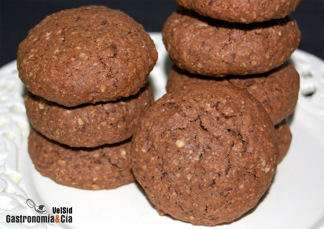 Galletas de avena y chocolate