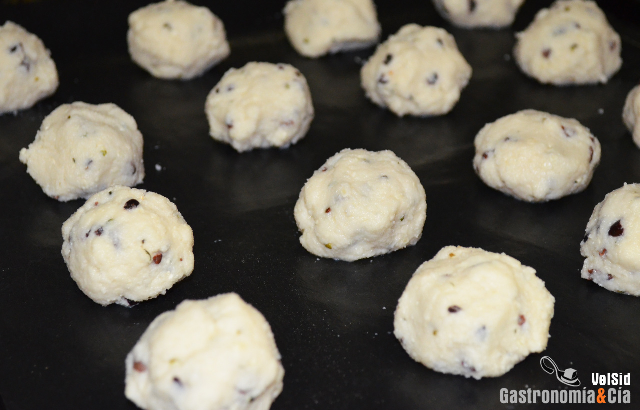 Galletas con harina de coco y nibs de cacao