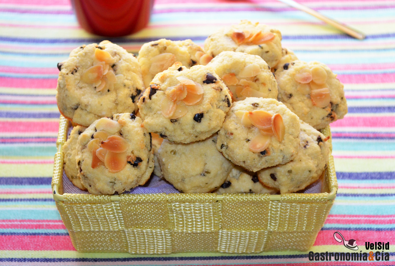 Galletas con harina de coco y nibs de cacao