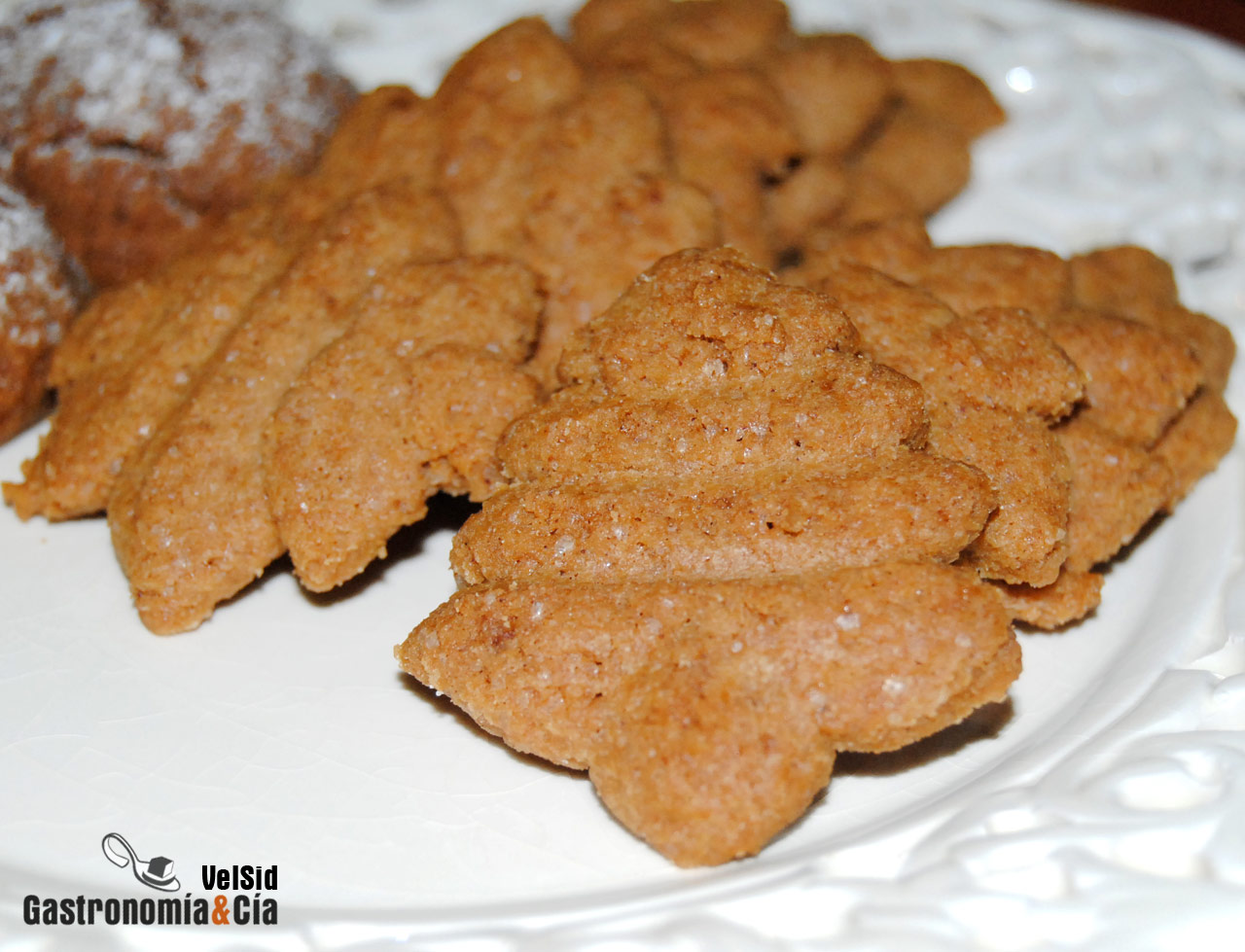 Galletas de jengibre y canela con pistola