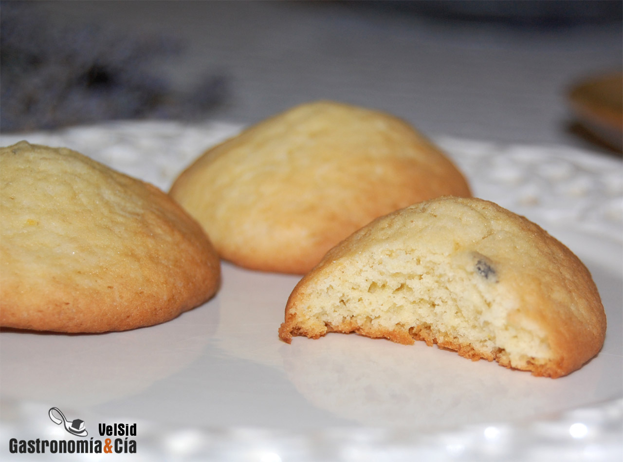 Galletas de lavanda y limón