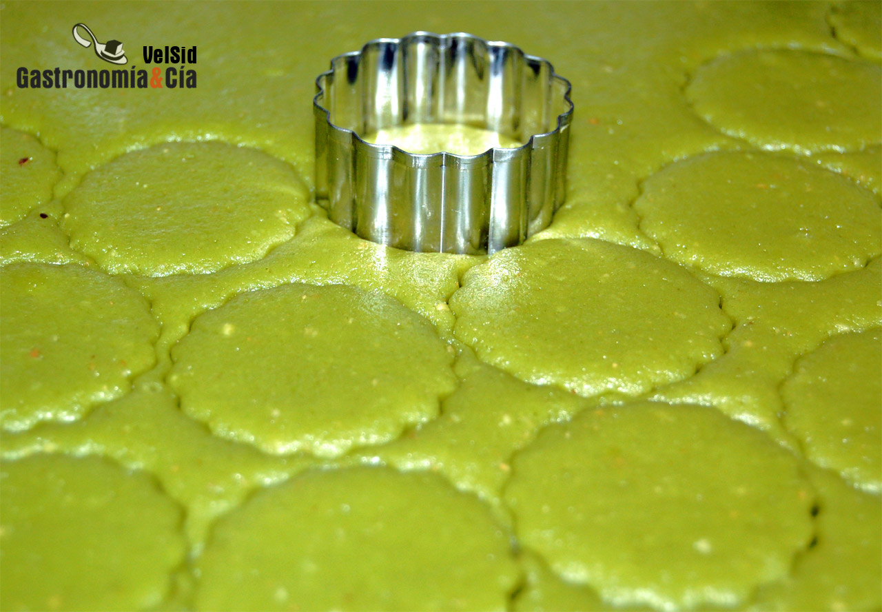 Galletas de té matcha