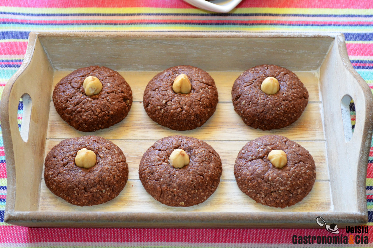 Receta de galletas de avena y Nutella