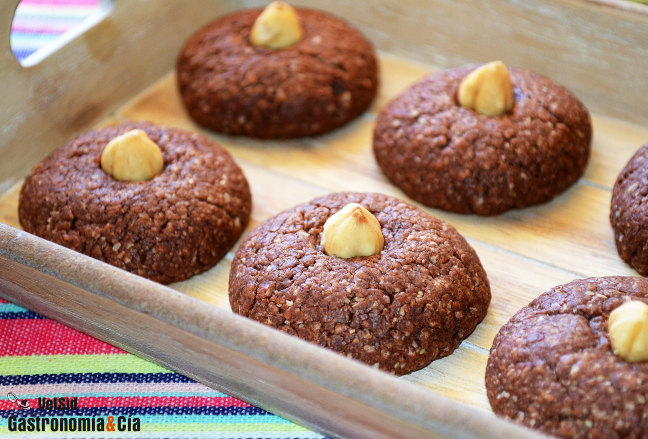 Receta de galletas de avena y Nutella