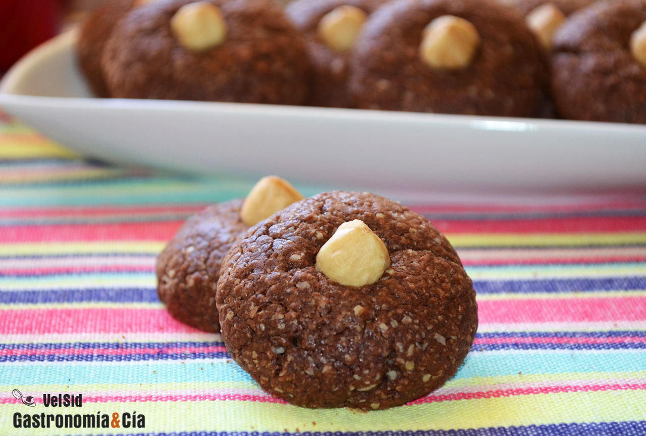 Receta de galletas de avena y Nutella