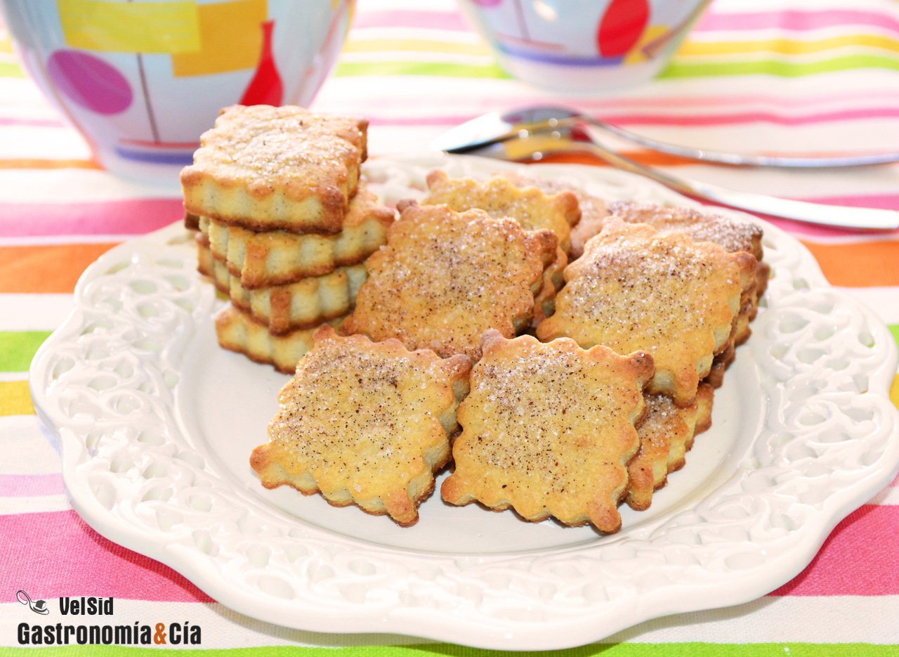 Galletas de almendras y queso crema