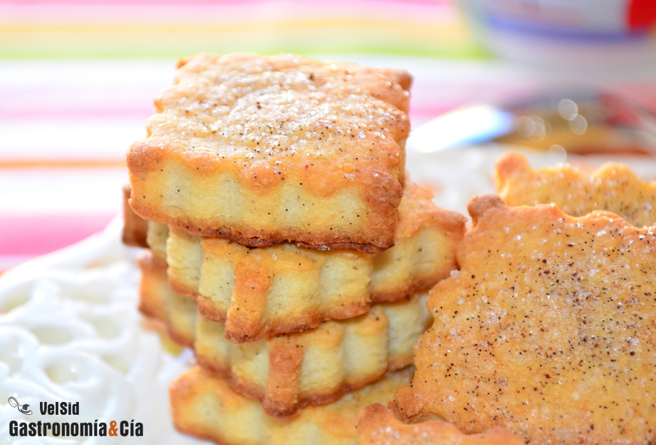 Galletas de almendras y queso crema