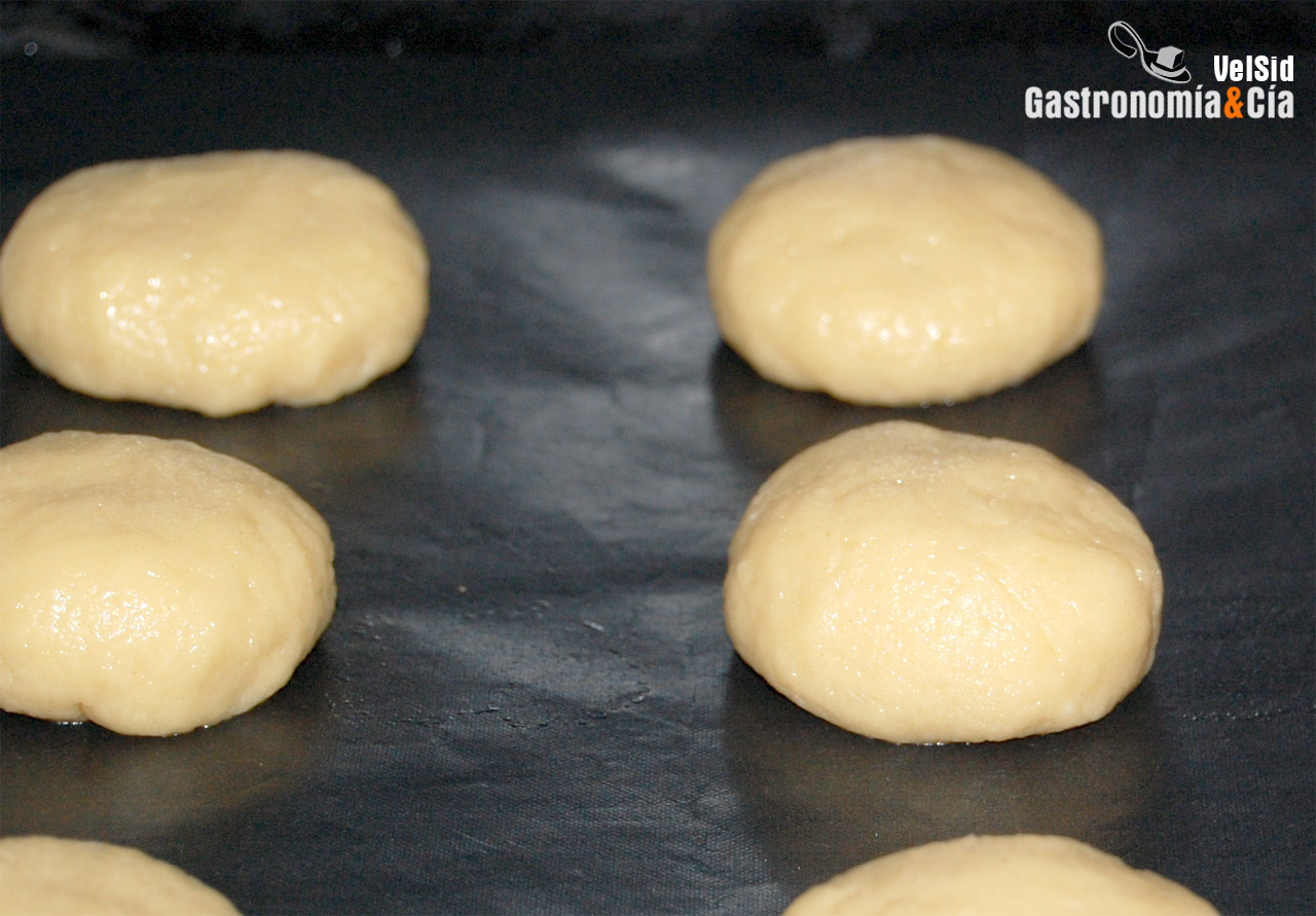 Galletas rellenas de naranja