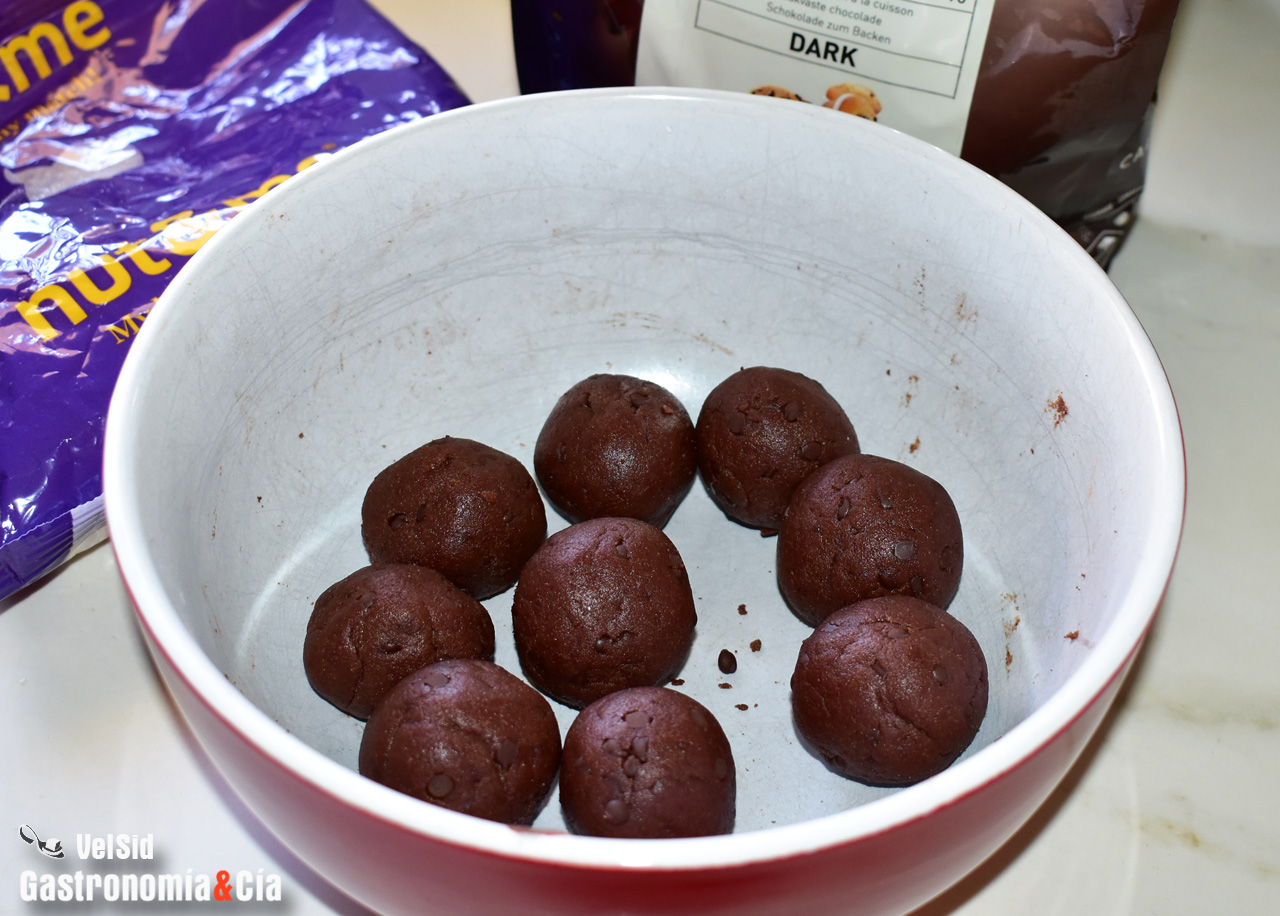 Galletas de quinoa y chocolate